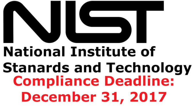 NIST Compliance Deadline